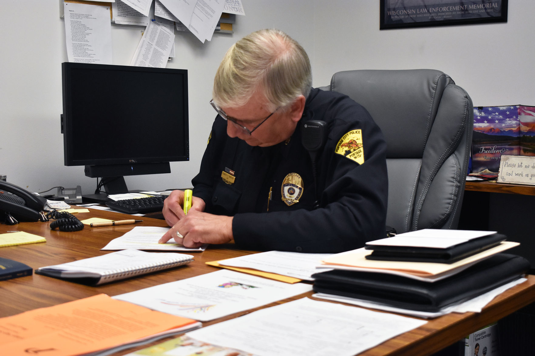 Portage Police Chief Ken Manthey